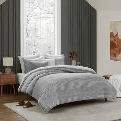 Koolaburra By UGG Sonele Faux Fur Comforter Set With Shams Wild Dove -Koolaburra shop unnamed file 1001