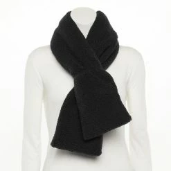 Women's Koolaburra By UGG Sherpa Pull Through Scarf Ivory -Koolaburra shop unnamed file 1059