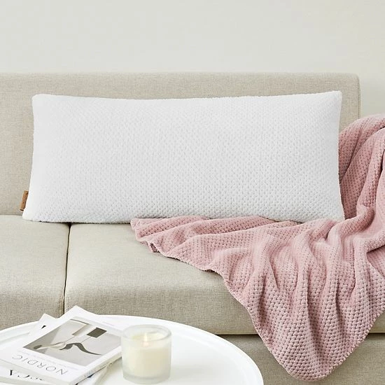 Koolaburra by UGG Pina Oblong Bolster Pillow Kb White Koolaburra By UGG Pina Oblong Bolster Pillow Kb White -Koolaburra shop unnamed file 1223