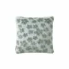 Koolaburra By UGG Fleur Faux Fur Throw Pillow Aqua Gray