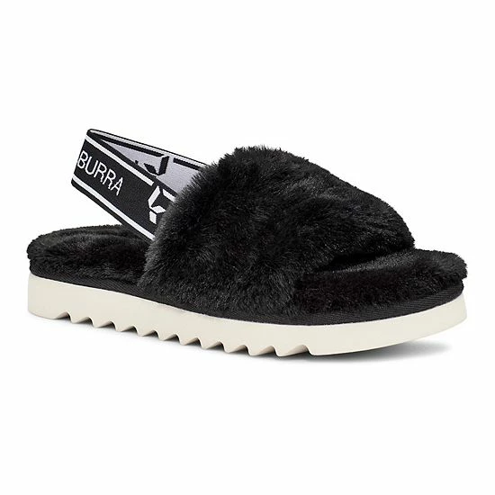 Koolaburra By UGG Fuzz'n Girls' Slide Sandals Montana Grape 1 Koolaburra By UGG Fuzz'n Girls' Slide Sandals Montana Grape