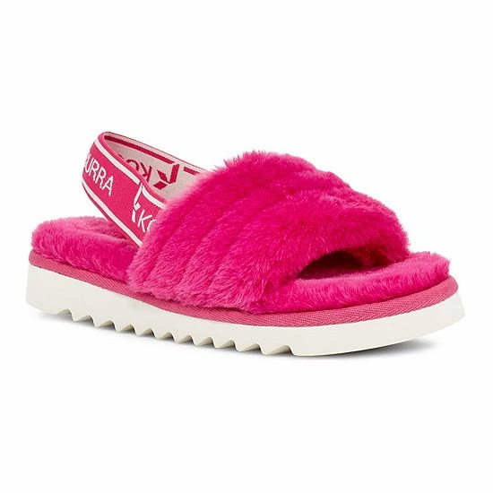 Koolaburra By UGG Fuzz'n Girls' Slide Sandals Montana Grape 7 Koolaburra By UGG Fuzz'n Girls' Slide Sandals Montana Grape - Image 7