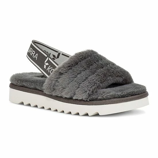 Koolaburra By UGG Fuzz'n Girls' Slide Sandals Montana Grape 9 Koolaburra By UGG Fuzz'n Girls' Slide Sandals Montana Grape - Image 9