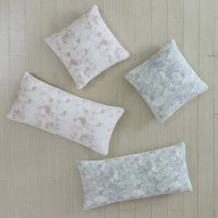 Koolaburra By UGG Stellar Sherpa Bolster Throw Pillow Aqua Gray -Koolaburra shop unnamed file 1507