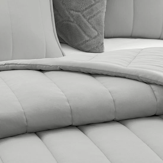 Koolaburra By UGG Koolawash Channel Comforter Set With Shams Seagrass 2 Koolaburra By UGG Koolawash Channel Comforter Set With Shams Seagrass - Image 2