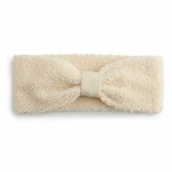 Women's Koolaburra By UGG Sherpa Bow Headband White -Koolaburra shop unnamed file 1544