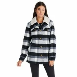 Women's Koolaburra By UGG Sherpa-Collar Shacket Green Dk G -Koolaburra shop unnamed file 180