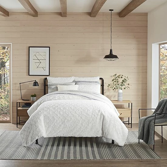 Koolaburra by UGG Bella Faux Fur Comforter Set with Shams Frost Gray Koolaburra By UGG Bella Faux Fur Comforter Set With Shams Frost Gray -Koolaburra shop unnamed file 209