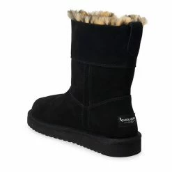 Koolaburra By UGG Aribel Women's Suede Winter Boots Black -Koolaburra shop unnamed file 283