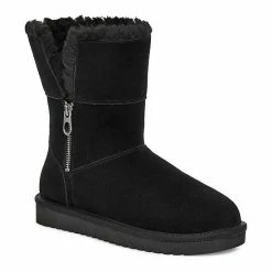 Koolaburra By UGG Aribel Women's Suede Winter Boots Black -Koolaburra shop unnamed file 288