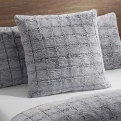 Koolaburra By UGG Izzel Faux Fur Comforter Set With Shams Cocoa Gray -Koolaburra shop unnamed file 347