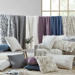 Koolaburra By UGG Octavia Faux Fur Throw Citadel -Koolaburra shop unnamed file 365