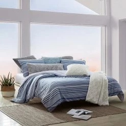 Koolaburra By UGG Koolawash Comforter Set With Shams Captains Blue Stripe -Koolaburra shop unnamed file 41