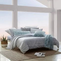 Koolaburra By UGG Koolawash Comforter Set With Shams Captains Blue Stripe -Koolaburra shop unnamed file 42