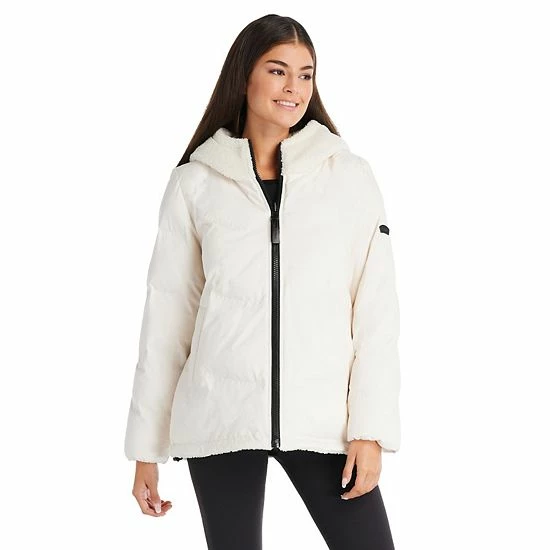 Women's Koolaburra By UGG Reversible Sherpa Puffer Jacket Black 5 Women's Koolaburra By UGG Reversible Sherpa Puffer Jacket Black - Image 5