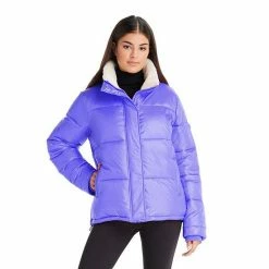 Women's Koolaburra By UGG Sherpa-Trim Puffer Jacket Black -Koolaburra shop unnamed file 461