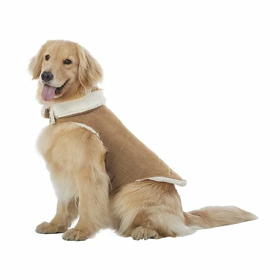 Koolaburra By UGG Faux Suede Sherpa Pet Vest 1 Koolaburra By UGG Faux Suede Sherpa Pet Vest