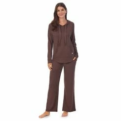 Women's Koolaburra By UGG Sweater Knit Pajama Top & Wide Leg Pajama Pants Set Olive -Koolaburra shop unnamed file 649