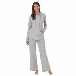 Women's Koolaburra By UGG Sweater Knit Pajama Top & Wide Leg Pajama Pants Set Olive -Koolaburra shop unnamed file 650