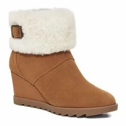 Koolaburra By UGG Elladine Women's Wedge Winter Boots Chestnut -Koolaburra shop unnamed file 697