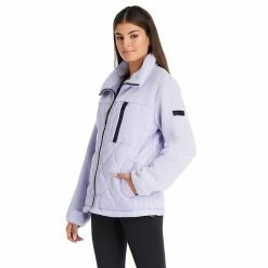 Women's Koolaburra By UGG Mixed-Media Fleece Jacket Lilac -Koolaburra shop unnamed file 864