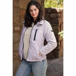 Women's Koolaburra By UGG Mixed-Media Fleece Jacket Lilac -Koolaburra shop unnamed file 869