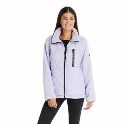 Women's Koolaburra By UGG Mixed-Media Fleece Jacket Lilac -Koolaburra shop unnamed file 871