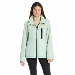 Women's Koolaburra By UGG Mixed-Media Fleece Jacket Lilac -Koolaburra shop unnamed file 872