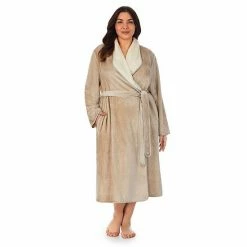 Plus Size Koolaburra By UGG Plush Wrap Robe Cafe Creme -Koolaburra shop unnamed file 888