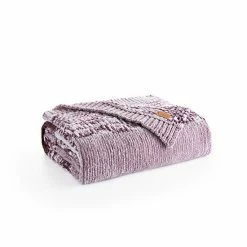 Koolaburra By UGG Aurora Chenille Knit Throw Dark Rose -Koolaburra shop unnamed file 903